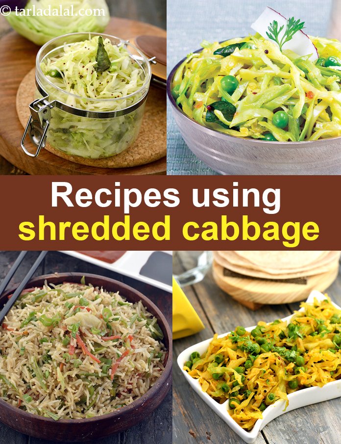 309 shredded cabbage recipes | Tarladalal.com